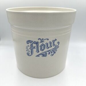 Vintage Pfaltzgraff Yorktowne Coffee Canister Replacement NO Lid Blue Beige USA